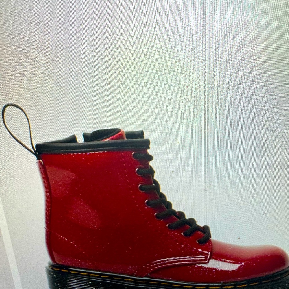 Dr Martens Glitter LaceUp Boots - Picture 5 of 12